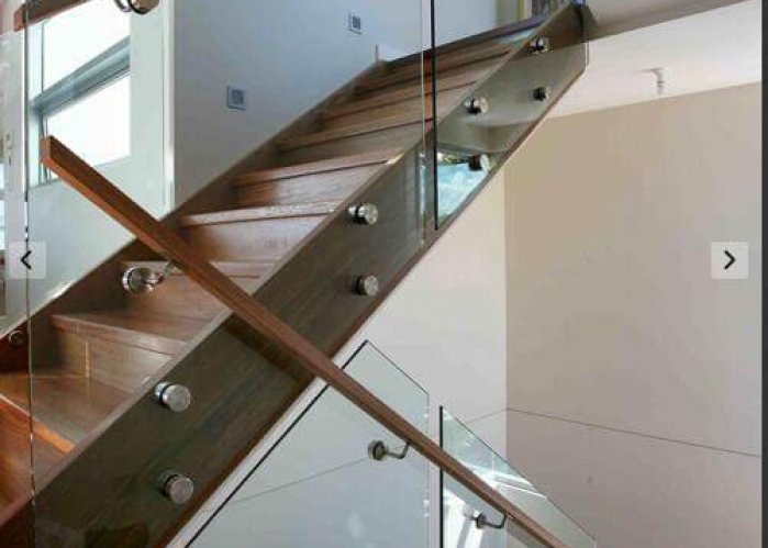 glass balustrade for stair